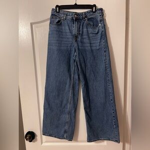 H&M DIVIDED WIDE-CUT JEANS